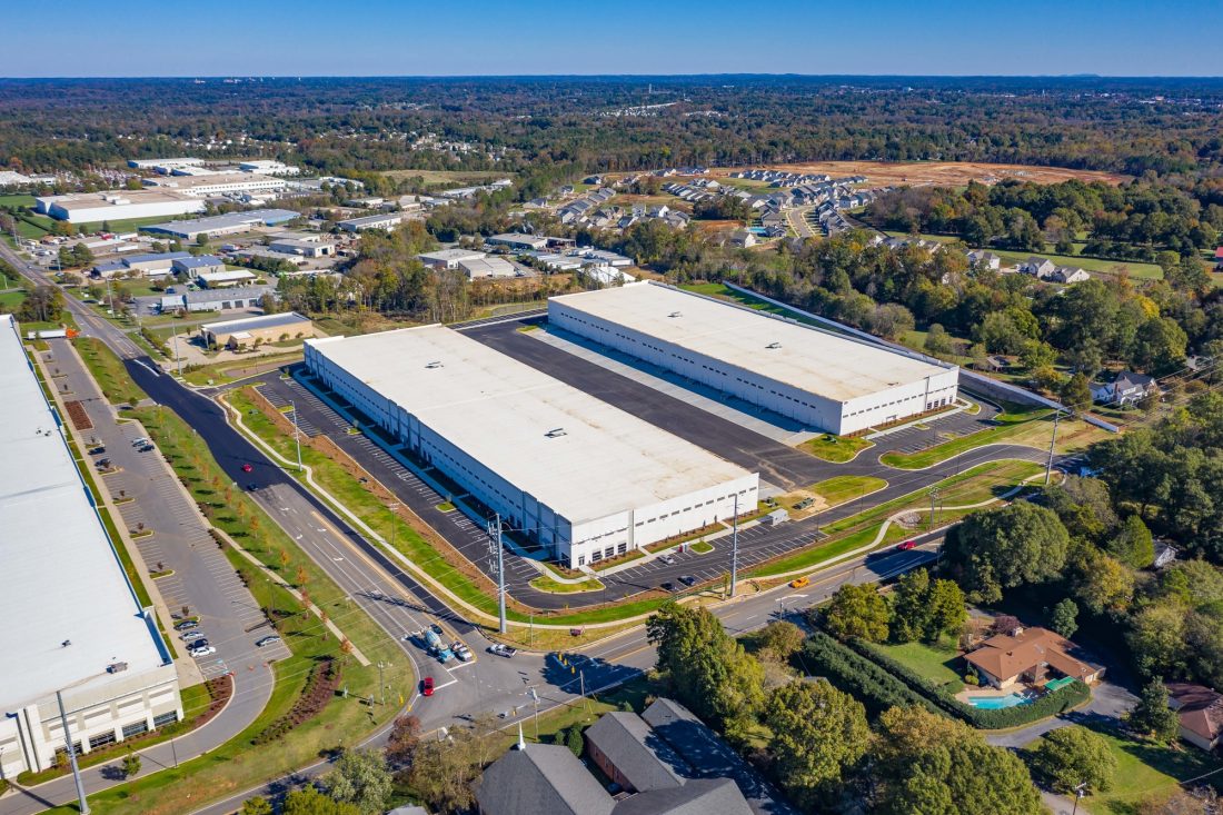 Carolina Tradeport's latest transactions take INDUS Realty Trust's Charlotte Portfolio to 100% occupancy