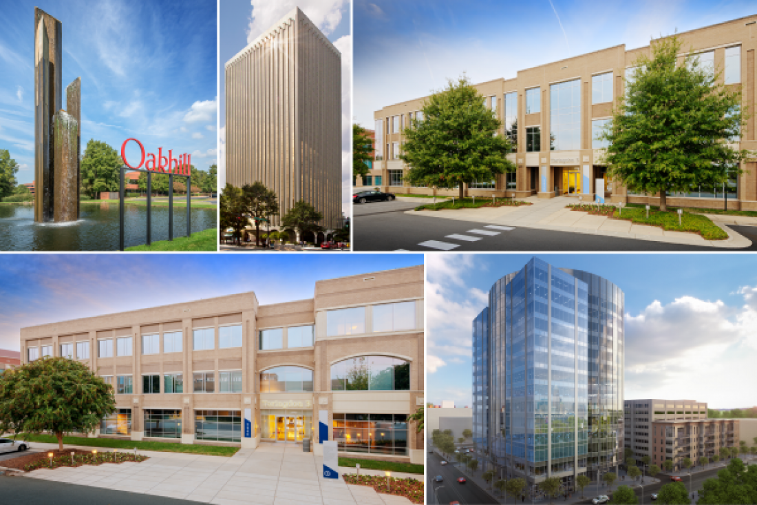 Over 1.3 million SF of new assignments for Charlotte's Office Leasing Team